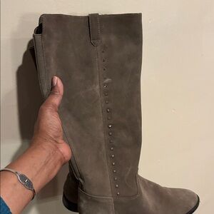 Marc Fisher Taupe Over the Knee Boots